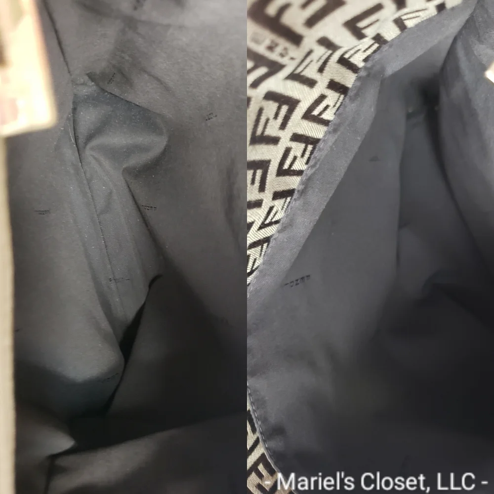 Authentic Fendi Zucca Tote with Dustbag #2711M - Picture 7 of 8